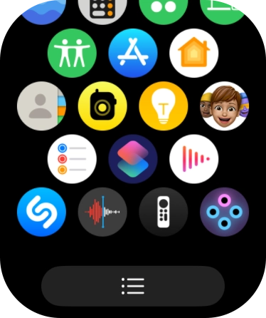Pulsa la Digital Crown para terminar y regresar a la pantalla de inicio.