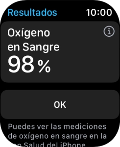 El resultado aparece en la pantalla.