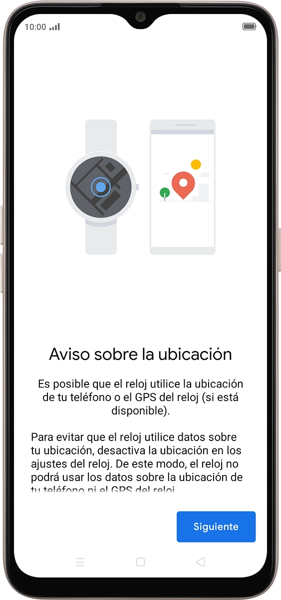 En el teléfono: Pulsa Siguiente.