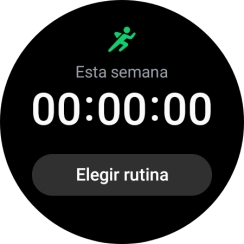 Pulsa Elegir rutina.