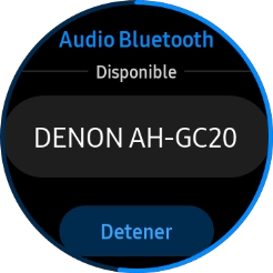 Pulsa el auricular Bluetooth deseado.