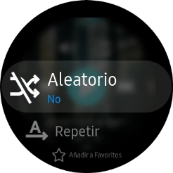 Pulsa Repetir para activar o desactivar la función.