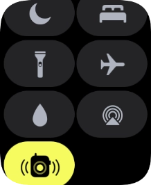 Pulsa el icono de No molestar para activar o desactivar la función.
