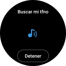 Pulsa Detener cuando hayas encontrado el teléfono.