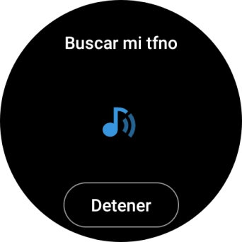 Pulsa Detener cuando hayas encontrado el teléfono.