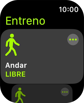 Pulsa el ejercicio de entrenamiento deseado para iniciarlo.