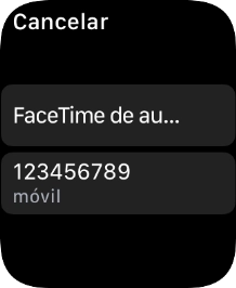 Pulsa el número de teléfono.