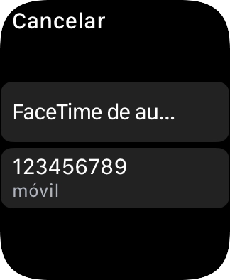 Pulsa el número de teléfono.