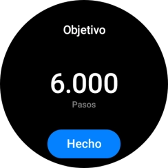 Desliza el dedo hacia arriba o hacia abajo por la pantalla para seleccionar el objetivo deseado.