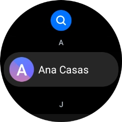 Pulsa el contacto deseado.