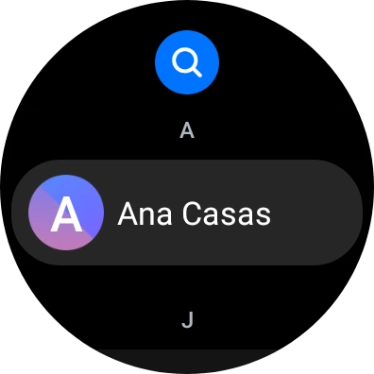 Pulsa el contacto deseado.