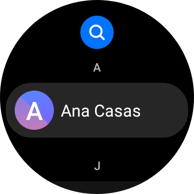 Pulsa el contacto deseado.