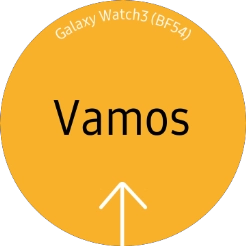 Desliza el dedo hacia arriba por la pantalla.