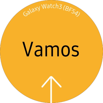 Desliza el dedo hacia arriba por la pantalla.