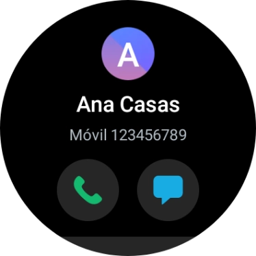 Pulsa el icono de realizar llamadas.