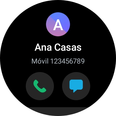 Pulsa el icono de realizar llamadas.