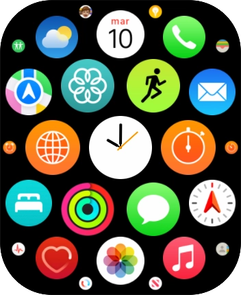 Pulsa el icono de Actividad.