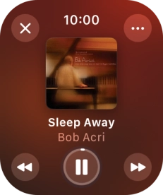 Gira la Digital Crown para seleccionar el volumen deseado.