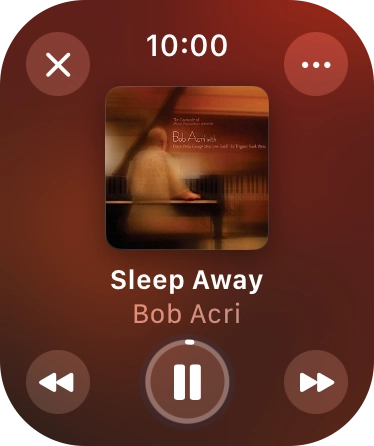 Gira la Digital Crown para seleccionar el volumen deseado.