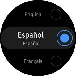 Pulsa el idioma deseado.