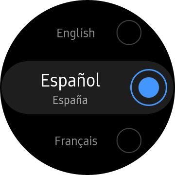 Pulsa el idioma deseado.