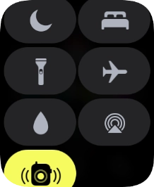 Pulsa el icono de modo de avión para activar o desactivar la función.