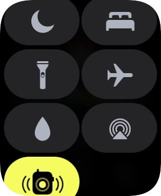 Pulsa el icono de modo de avión para activar o desactivar la función.