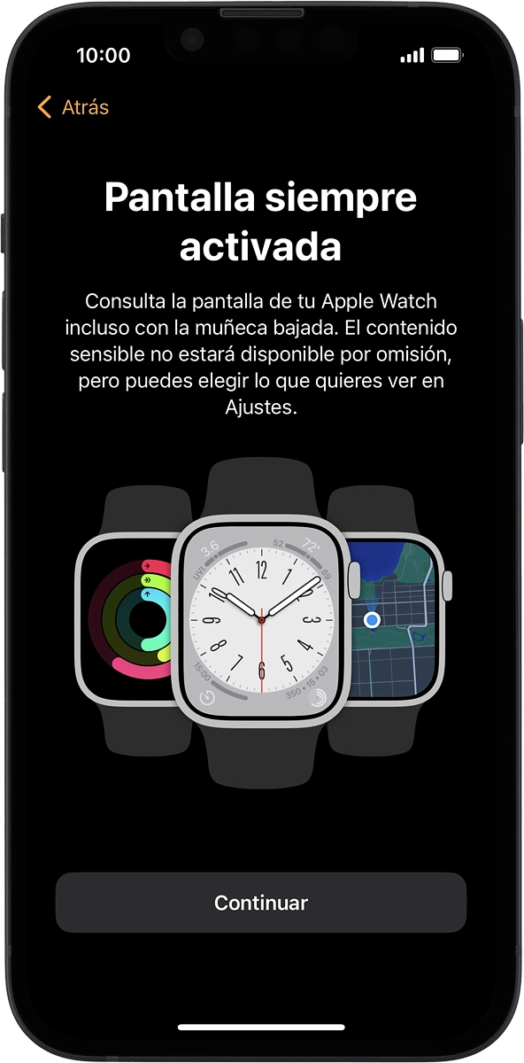 En el teléfono: Pulsa Continuar.