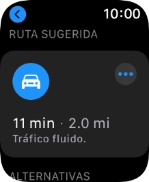 Pulsa la ruta deseada.