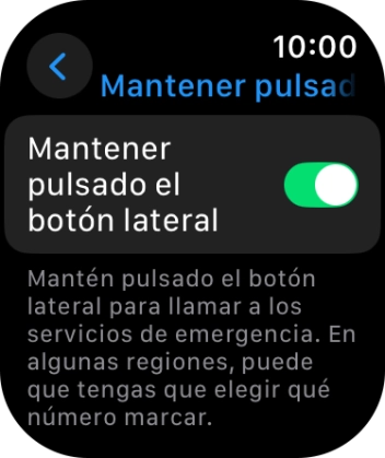 Pulsa el indicador junto a 