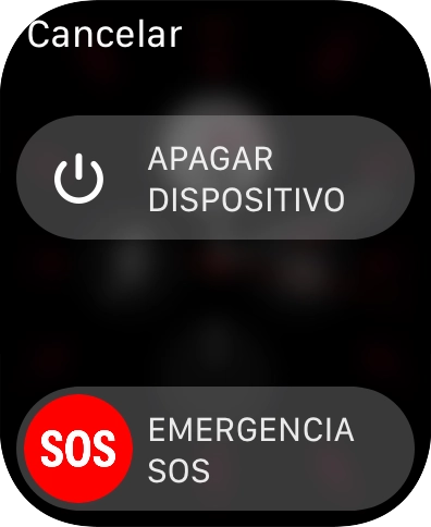 Pulsar el icono de apagar y arrastrarlo hacia la derecha.