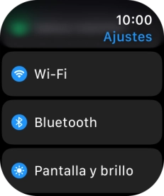 Pulsa Pantalla y brillo.
