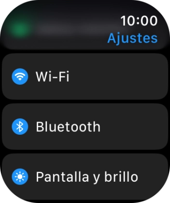 Pulsa Pantalla y brillo.