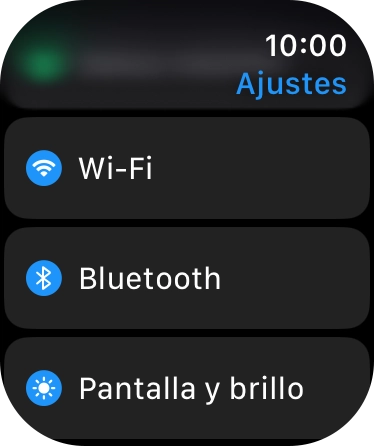 Pulsa Pantalla y brillo.