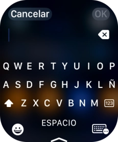 Pulsa el icono de entrada.