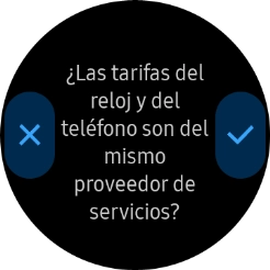 Pulsa el icono de aceptar y sigue las indicaciones de la pantalla para configurar los datos móviles.