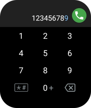 Pulsa el icono de realizar llamadas.