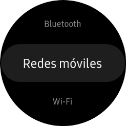 Pulsa Redes móviles.