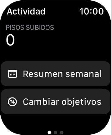 Pulsar la Digital Crown las veces que sean necesarias para regresar al menú principal.