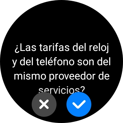 Pulsa el icono de aceptar.