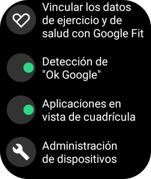 Pulsa el botón de inicio para terminar y regresar a la pantalla de inicio.