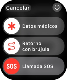 Pulsa el icono de apagar.