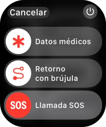 Pulsa el icono de apagar.