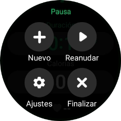 Pulsa Finalizar para terminar la actividad.