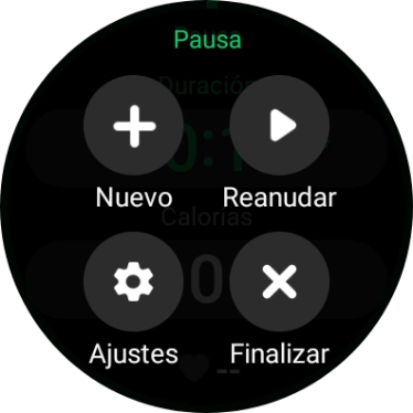 Pulsa Finalizar para terminar la actividad.