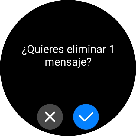 Pulsa el icono de aceptar.