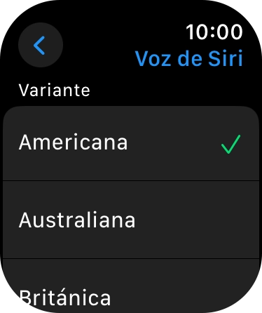Sigue las indicaciones de la pantalla para seleccionar los ajustes deseados.