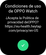 Pulsa el icono de aceptar.