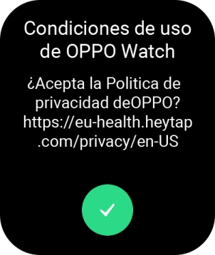 Pulsa el icono de aceptar.