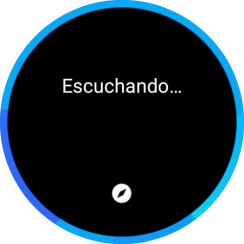 Pulsa el botón de inicio durante unos instantes para activar la función de control por voz.